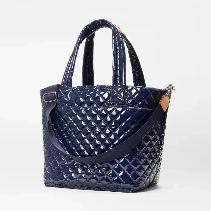 MZ Wallace Medium Metro Tote Deluxe Navy Laquer - Big Bag NY