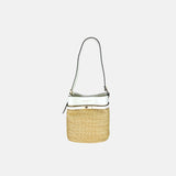 Small Raffia Bucket Bag