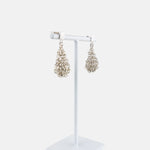 Alison Evans Long Silver Chainmail Earrings - Big Bag NY