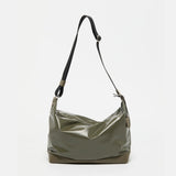 Jack Gomme ARTI Light Leather Shoulder Bag in Lichen - Big Bag NY
