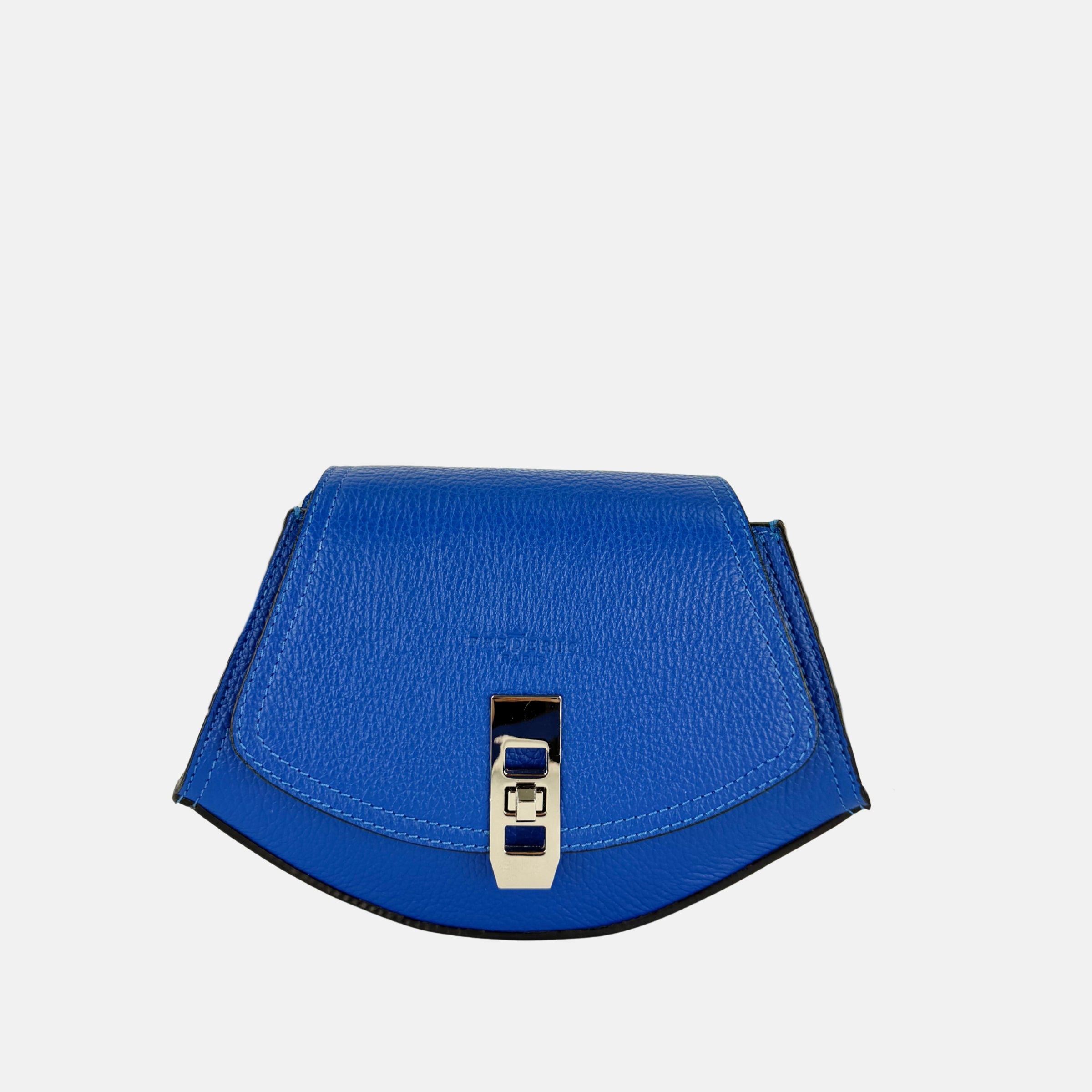 Frederic Electric Blue Turn Lock Crossbody Bag - Big Bag NY