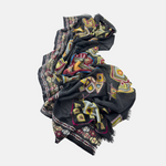 Storiatipic Aspen Wool Scarf in Anthracite - Big Bag NY