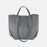 Angi Venezia Double Handle Large Tote with Flap Lock - Big Bag NY