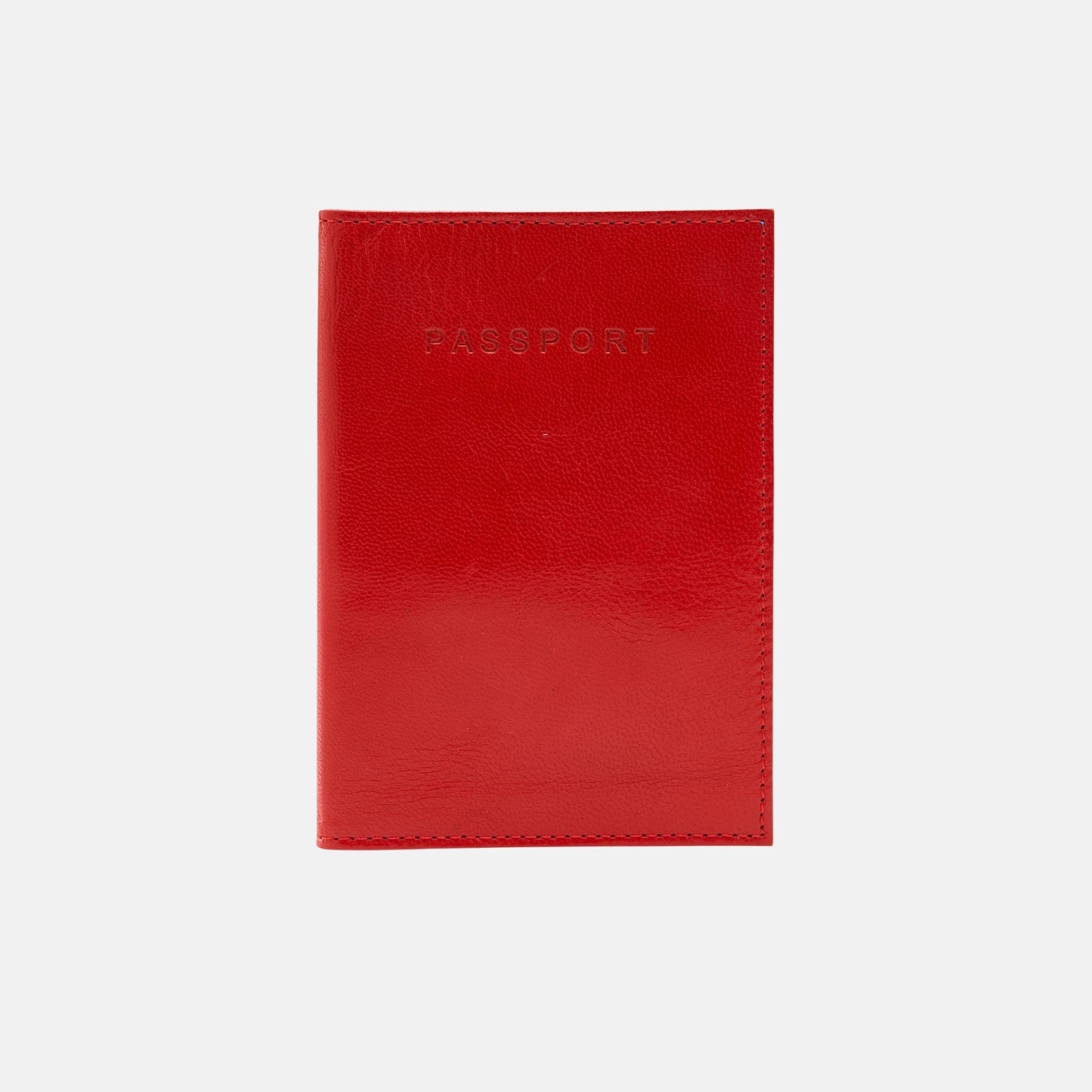 Tusk Siam Passport Cover in Red Marine - Big Bag NY