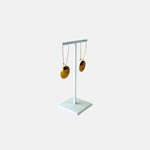Balmaceda Gold Circle Drop Earrings - Big Bag NY