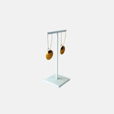 Balmaceda Gold Circle Drop Earrings - Big Bag NY