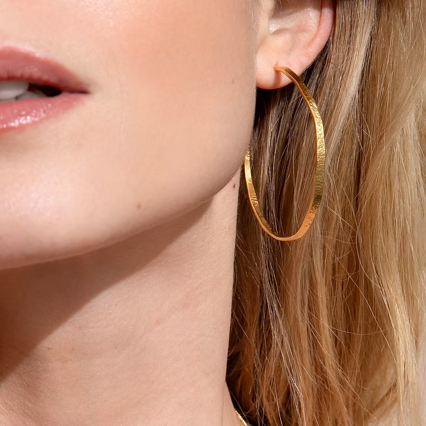 Laure Mory Bijoux Aicha Large Hoops - Big Bag NY