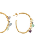 Laure Mory Bijoux Lambra Beaded Hoops - Big Bag NY