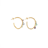 Laure Mory Bijoux Lambra Beaded Hoops - Big Bag NY