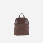 Cognac Marta Ponti Mini Leather Backpack - Big Bag NY