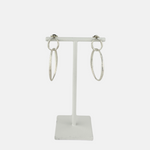 Heather Guidero Carved Double Tapered Oval Medium Post Earrings - Big Bag NY