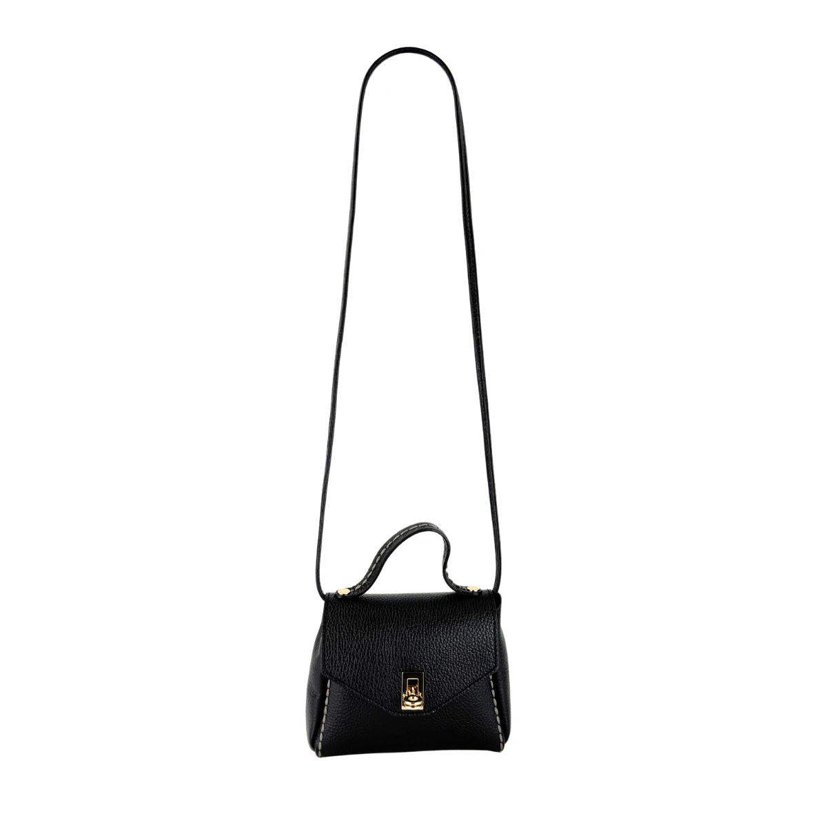 Plinio Visona Turn lock Flap Mini Bag - Big Bag NY