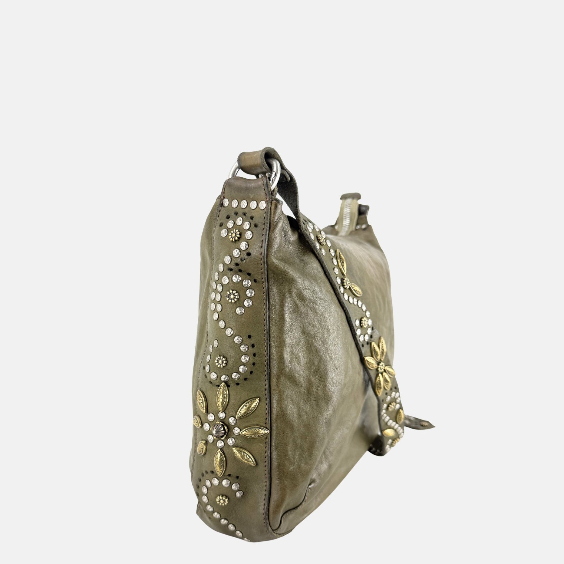 Campomaggi NADA Crossbody in Olive Green - Big Bag NY
