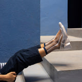 Atelier St Eustache Boavista Socks in Blue - Big Bag NY