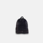 Black Harbour Double Compartment Leather Backpack - Big Bag NY