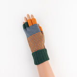 Striped Fingerless Glove