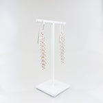 Alison Evans Long Silver Chainmail Earrings - Big Bag NY