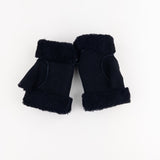 Shearling Fingerless Gloves