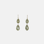 Dana Kellin Sage Mix Double Almond Drop Earrings - Big Bag NY