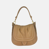 Plinio Visona SELLA Ruched Flap Hobo Bag - Big Bag NY