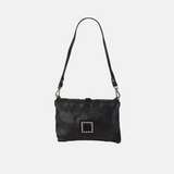 Campomaggi ELGA Studded Medium Flap Shoulder Bag in Brown - Big Bag NY