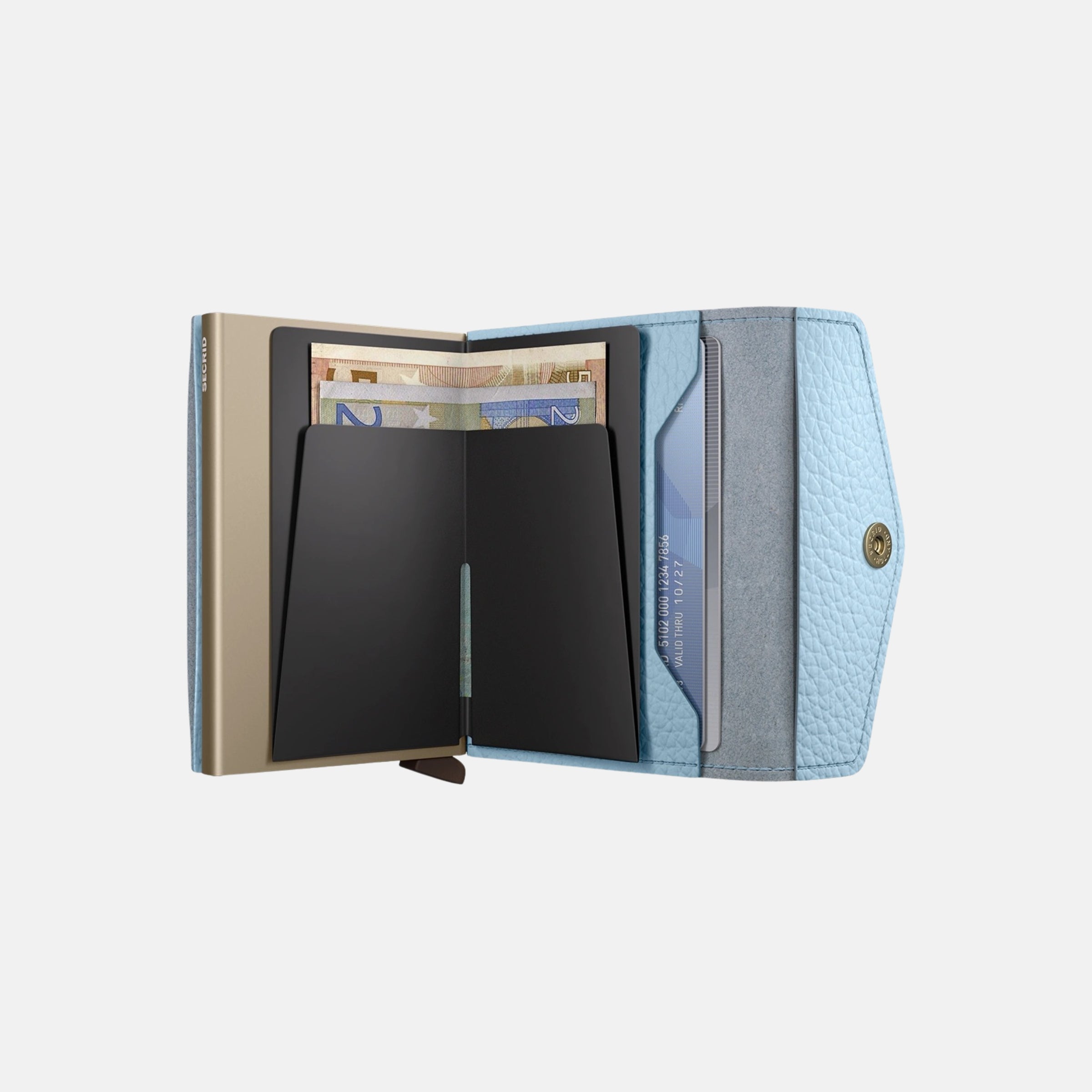 Secrid Envelope Wallet Pebble Ice Blue - Big Bag NY