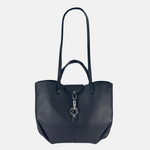 Angi Venezia Double Handle Large Tote with Flap Lock - Big Bag NY