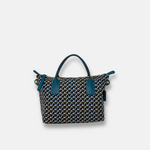 Roberta Pieri Micro Robertina in Tatami Print Petrol - Big Bag NY