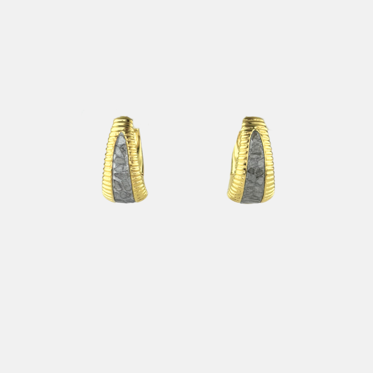 Shana Gulati Alois Textured Hoops -Big Bag NY