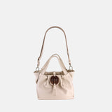 Plinio Visona Slouchy Shoulder Bag in Light Pink - Big Bag NY