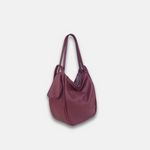 Rossi Convertible Shoulder Bag in Burgundy - Big Bag NY