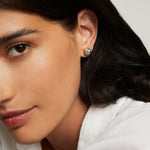 Dean Davidson Signature Midi Knockout Studs in Labradorite - Big Bag NY