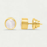 Dean Davidson Signature Midi Knockout Studs in Rainbow Moonstone - Big Bag NY