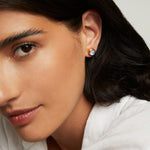 Dean Davidson Signature Midi Knockout Studs in Iridescent Sky Blue - Big Bag NY