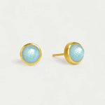 Dean Davidson Signature Midi Knockout Studs in Iridescent Sky Blue - Big Bag NY