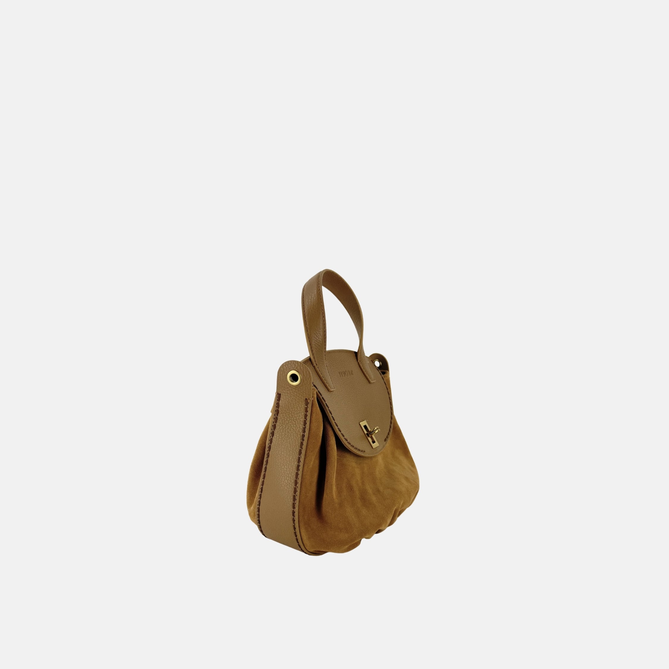 VISONA Small City Handbag in Caramel - Big Bag NY