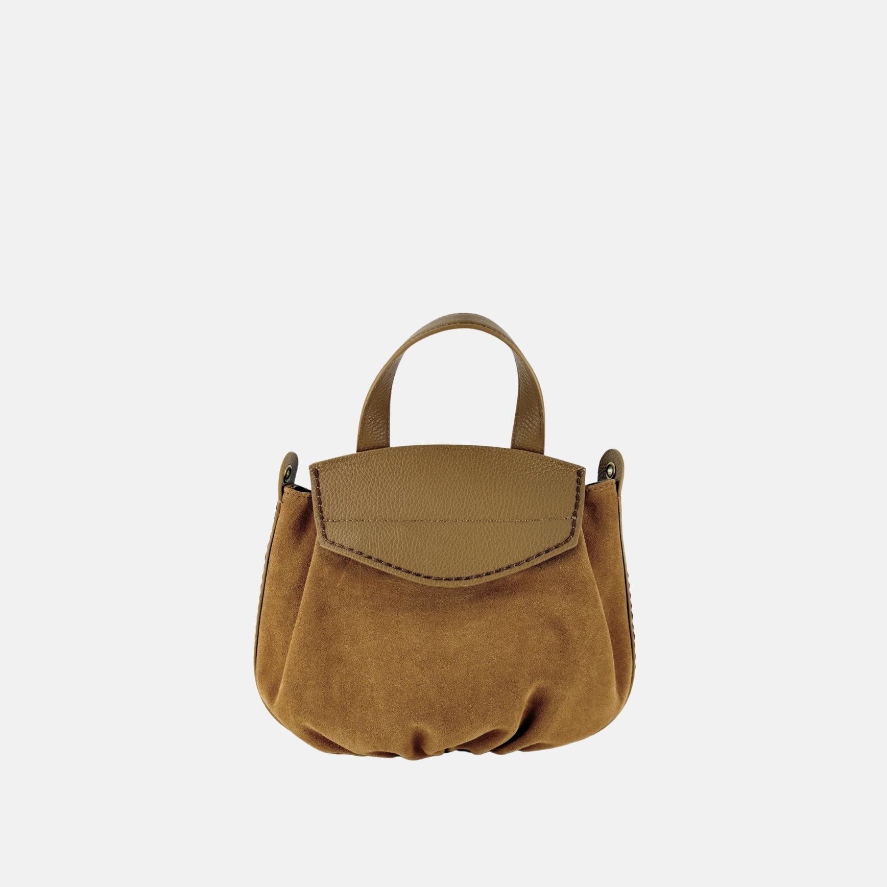 VISONA Small City Handbag in Caramel - Big Bag NY