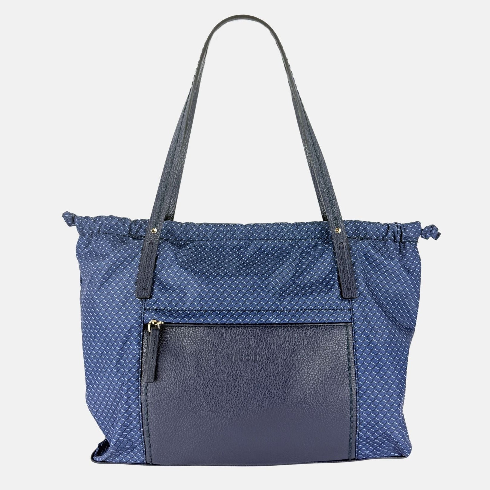 PLINIO Drawstring Large Tote in Notte - Big Bag NY