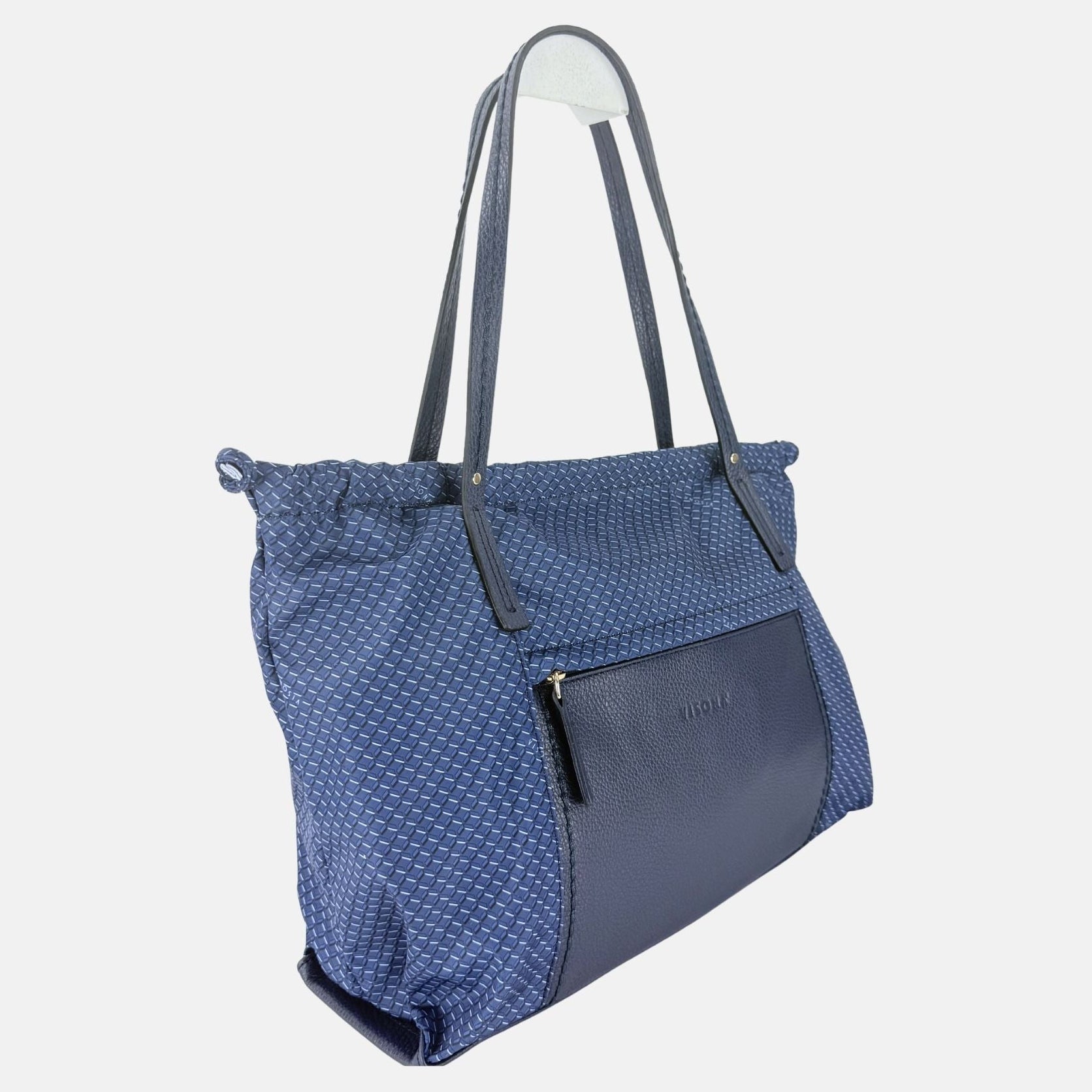 PLINIO Drawstring Large Tote in Notte - Big Bag NY