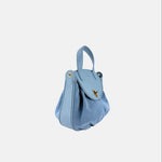 VISONA Small City Handbag in Sky Blue - Big Bag NY