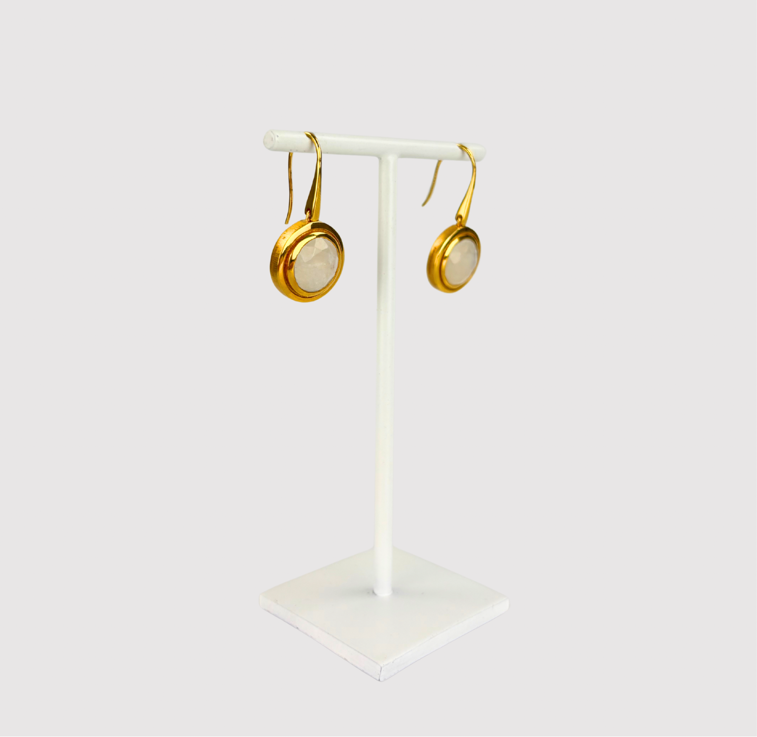 Dean Davidson's Circular Moonstone Earrings - Big Bag NY