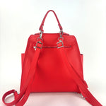 Ultrasmooth Calf Leather Box Backpack Red - Big Bag NY