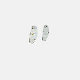 Miravidi Clear Oval Drop Earrings in Aurora Borealis - Big Bag NY