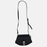 Frederic Black Turn Lock Crossbody with Silver Hardware - Big Bag NY