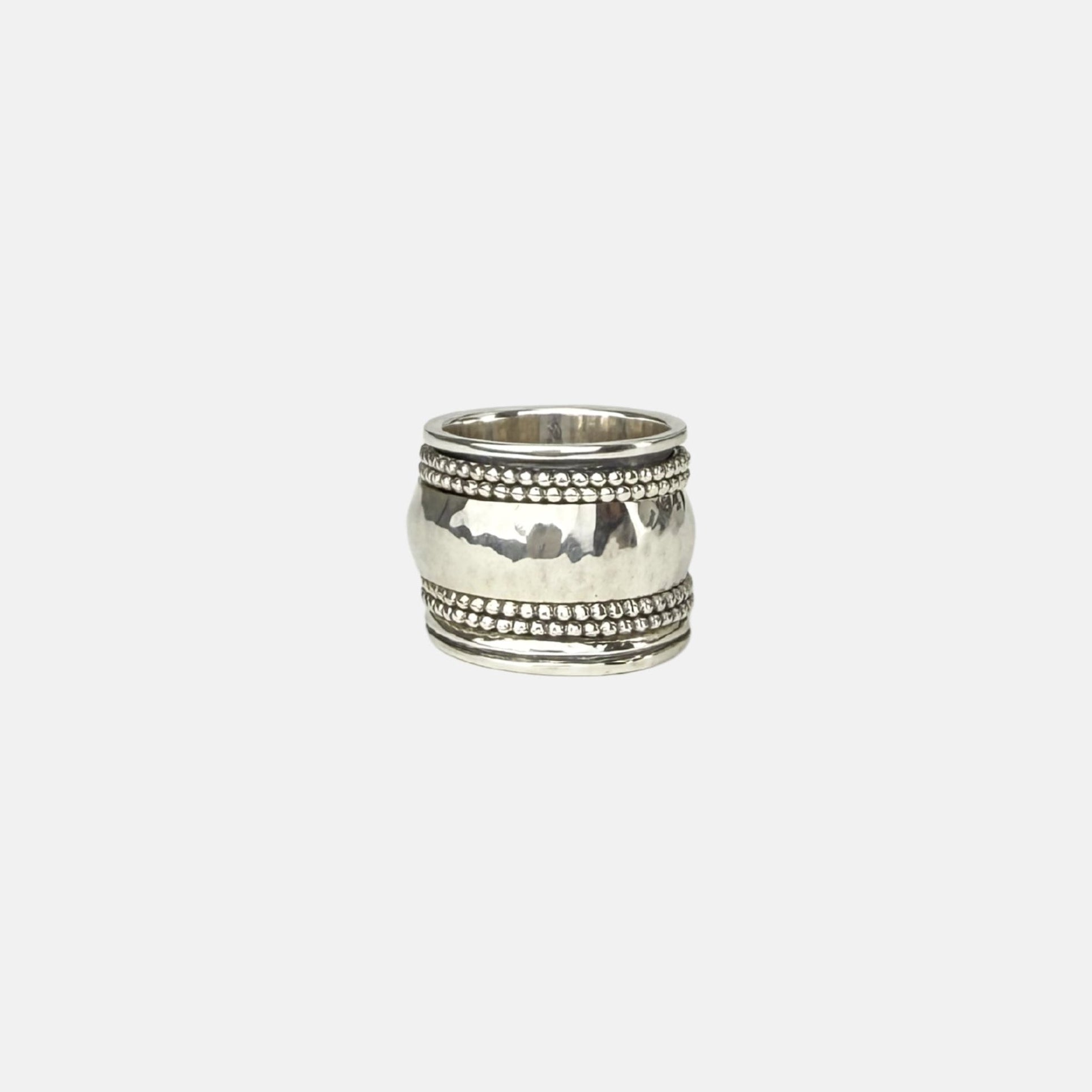 Ithil Silver Spinner Ring - Big Bag NY