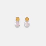 Heather Guidero Pearl Spinning Circles Earrings - Big Bag NY