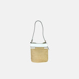 Small Raffia Bucket Bag