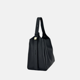 Eva Small Leather Bucket Bag