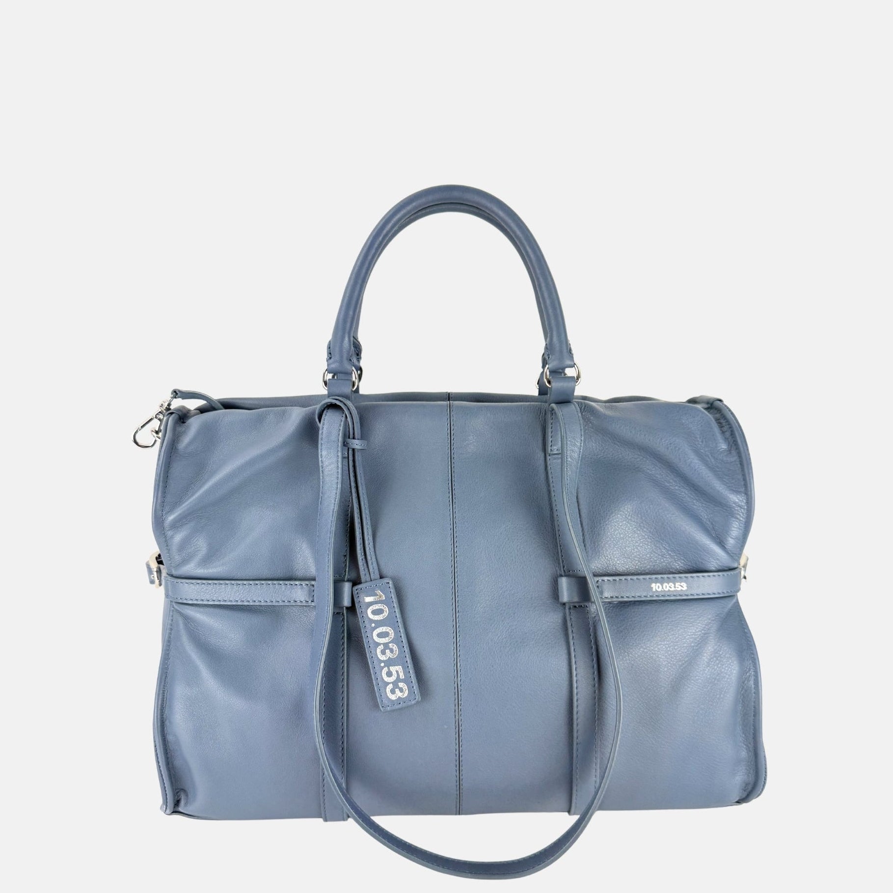 10.03.53 Blue Boulevard Bag - Big Bag NY