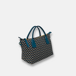 Roberta Pieri Micro Robertina in Tatami Print Petrol - Big Bag NY